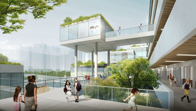 龙华城市更新单元规划学校